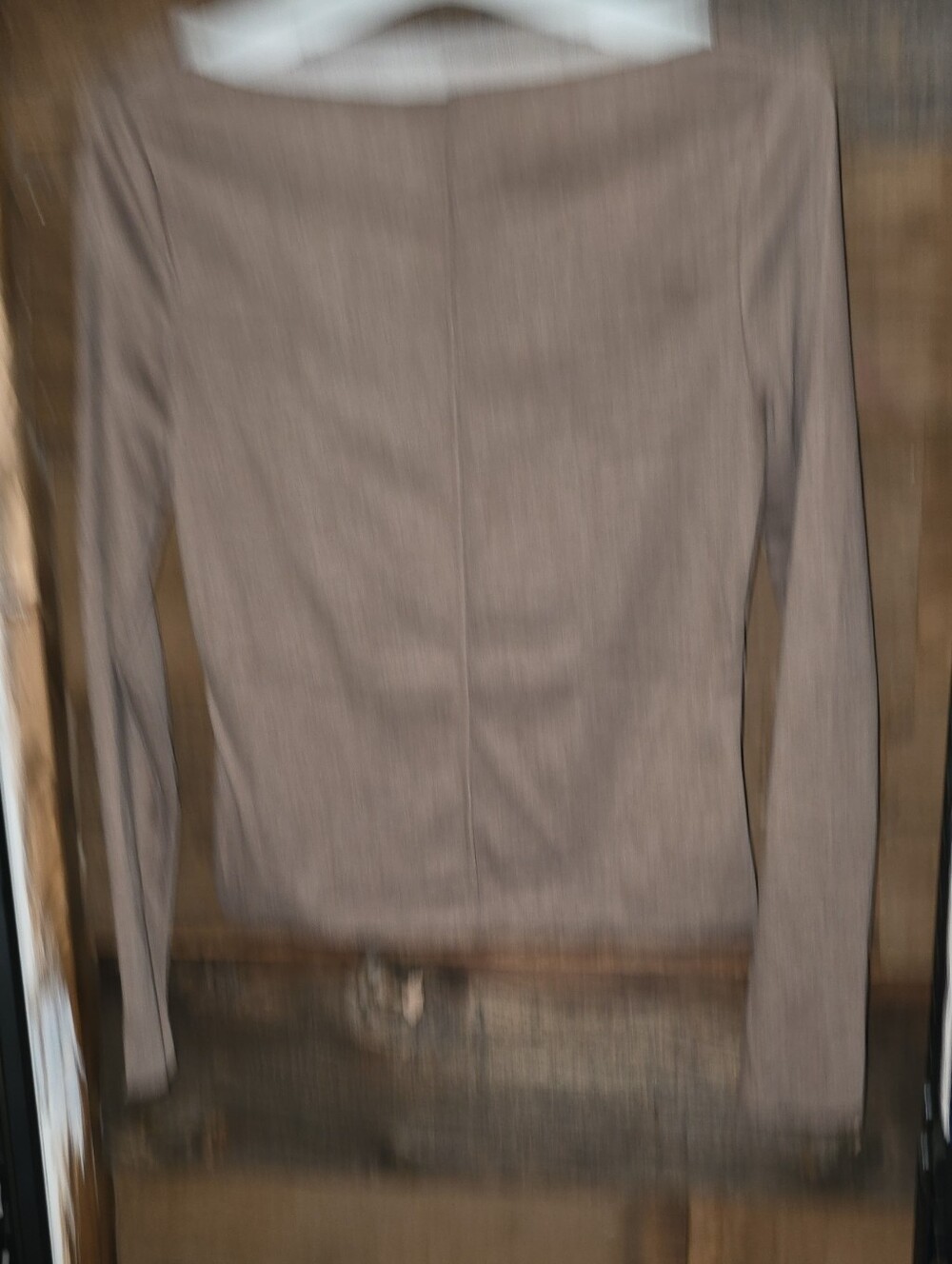 Women’s Taupe Long-Sleeve Jacket